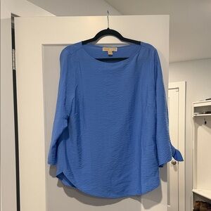 Michael Kors Cobalt Blue Blouse